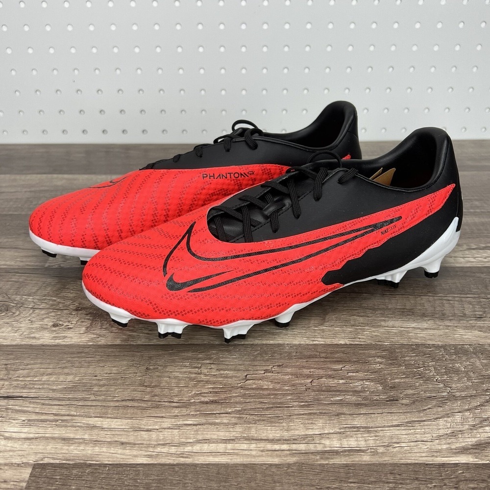 Nike Phantom GX Academy Multi-Ground Soccer Cleats Black Red DD9473-600 Men 11.5 - Picture 6 of 11